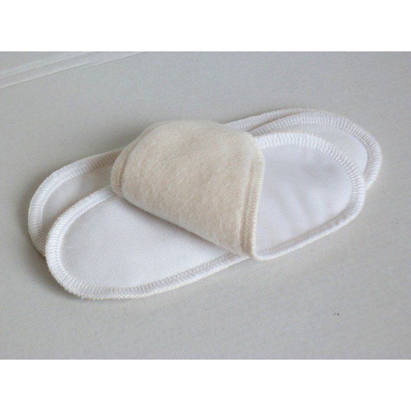 3 ou 10 protèges-slip coton bio & imperméables sans ailettes