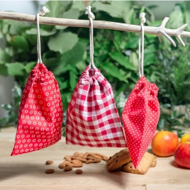Duo de snack bag, sac à goûter, fabrication Française par Petites Ailes
