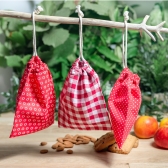 Trio de snack bag, sac à goûter, fabrication Française par Petites Ailes