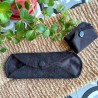 protège-slip lavable à ailettes noir Bambou