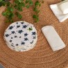recharge eco 8 petites lingettes lavables rondes chanvre et coton bios, motifs loups