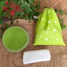 6 lingettes lavables rondes & pochette de transport