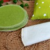6 lingettes lavables rondes & pochette de transport