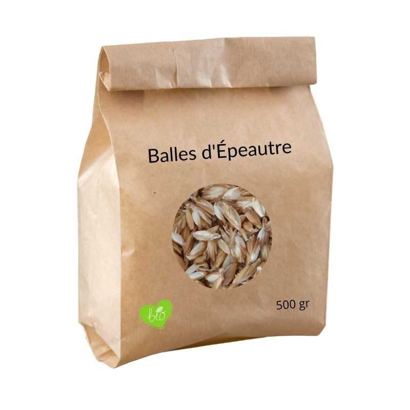 Balles d'épeautre biologiques en vrac 500 gr