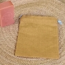 Pochette imperméable en lin pour masque ou savon