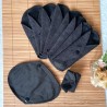 10 protège-slip à ailettes en bambou et imperméable