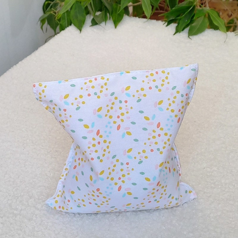 Bouillotte sèche coton bio et graines de lin bio