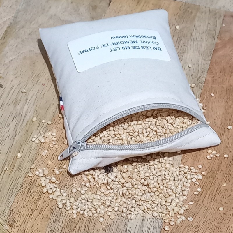 Echantillon balles de millet