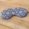 Coussin masque de détente oculaire bleu