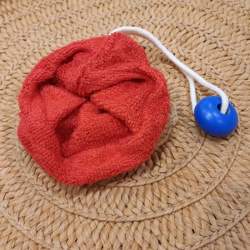 Fleur de bain bébé en bambou