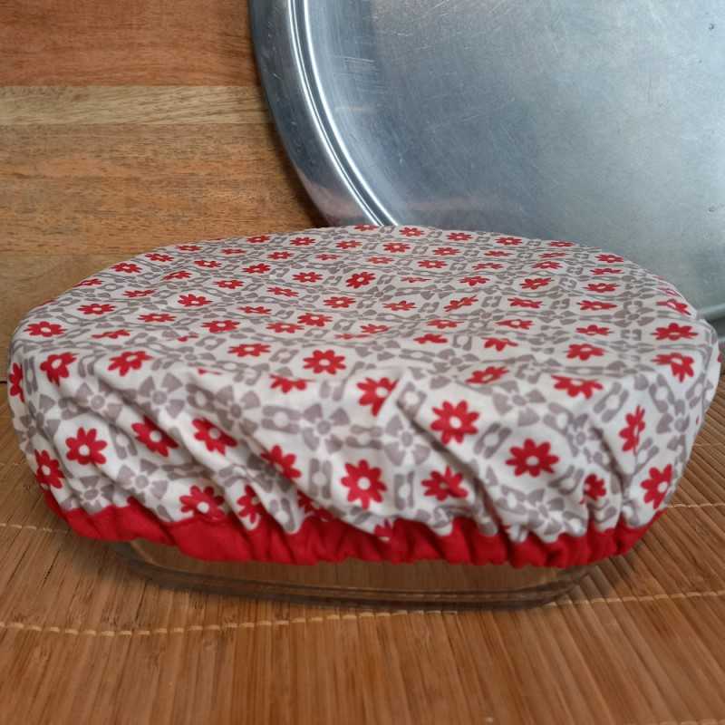 Couvercle alimentaire en tissu pour saladier 30 cm