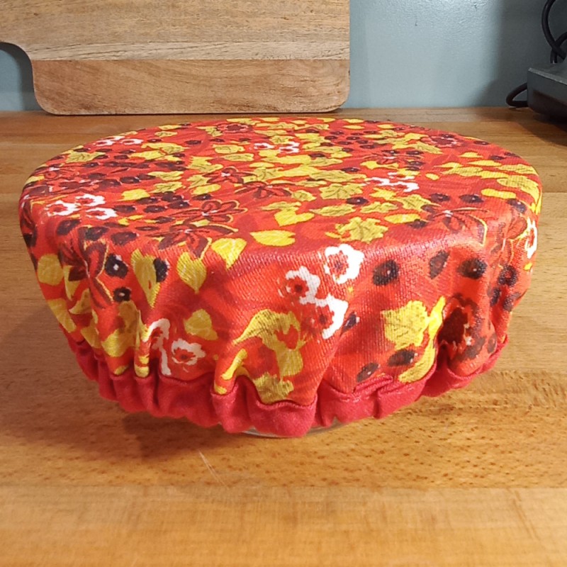 Couvercle alimentaire couvre plat lavable S