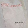 Tablier Japonais drap blanc