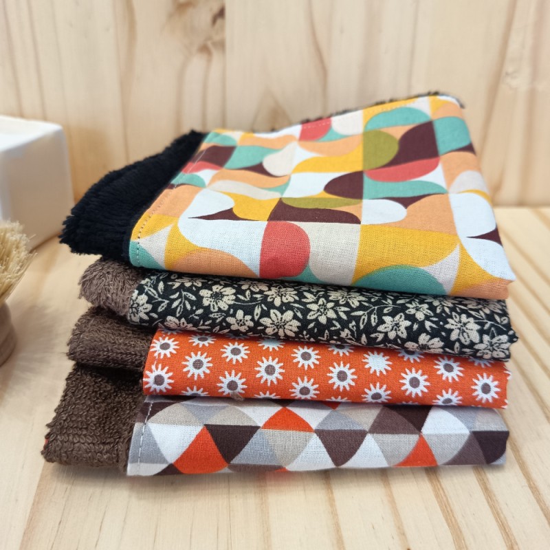 Essuie-tout lavable en coton et bambou